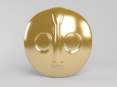 3D altın maske