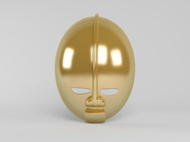 3D altın maske
