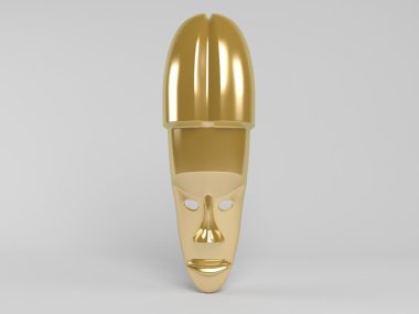 3D altın maske