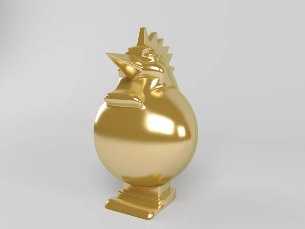 3D altın hayvan — Stok fotoğraf