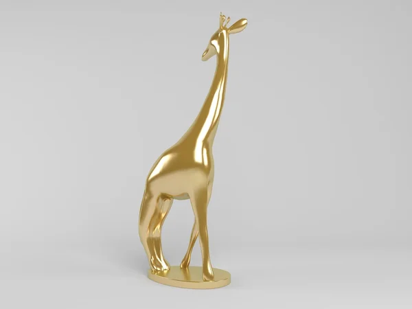 3D gyllene djur — Stockfoto