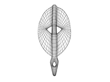 3D maskesi tel kafes