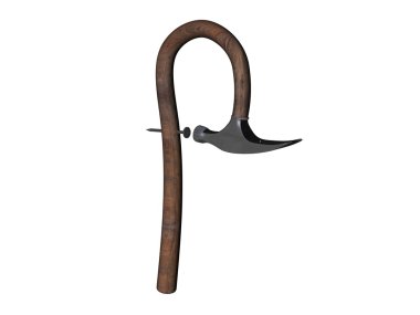 bükümlü çekiç 3D render