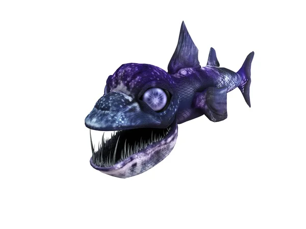 3d render of a scary fish — Stock Photo, Image