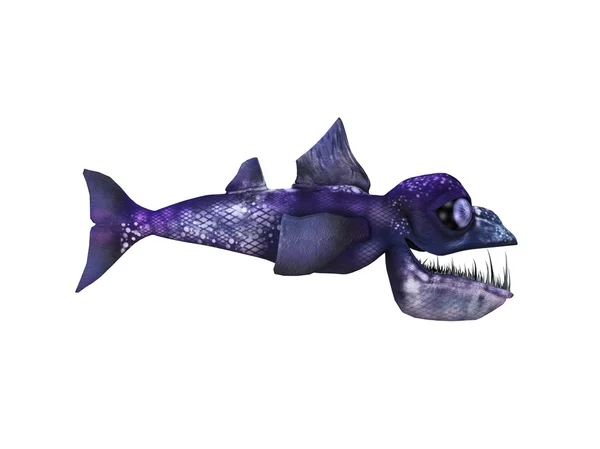 3d render of a scary fish — Stock Photo, Image