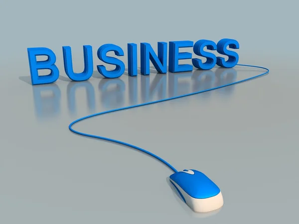 Business 3d text Stock Photo