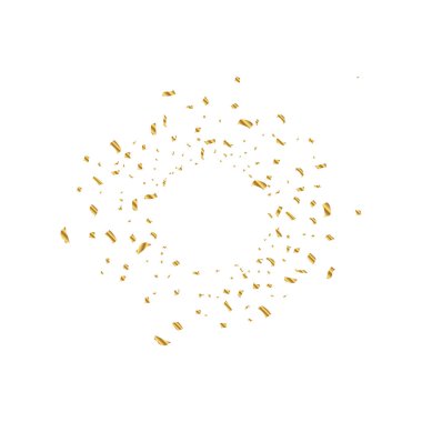 birthday party Colorful Confetti Golden Confetti Burst for Celebration