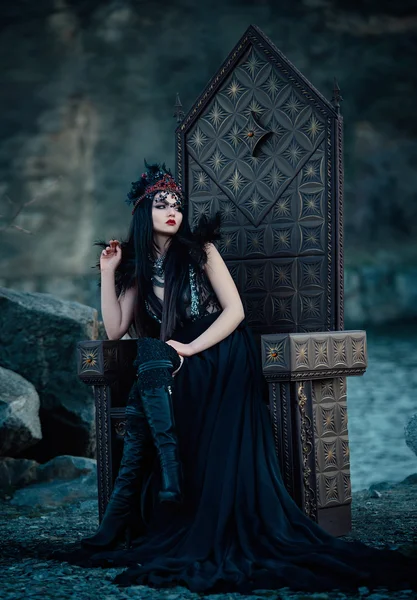Mörka onda drottningen — Stockfoto