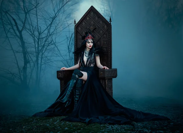 Dark evil queen Royalty Free Stock Photos