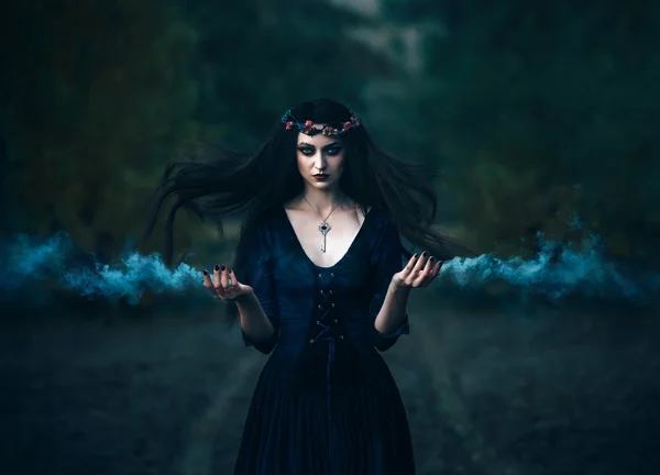 Witch dark halloween — Stok fotoğraf