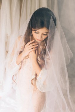 portre, sevimli genç kız