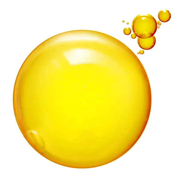 Beyaz baloncuk yağı ya da serum.