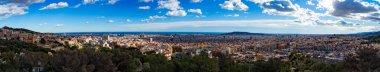 Barcelona 'nın panoramik görünümü