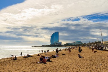 Barcelona, Barceloneta Beach Spainview