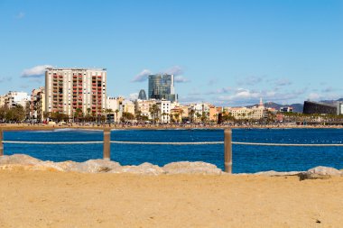 barceloneta Beach görünümü