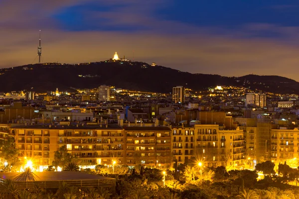 Night panorama of the city — Stock Photo, Image