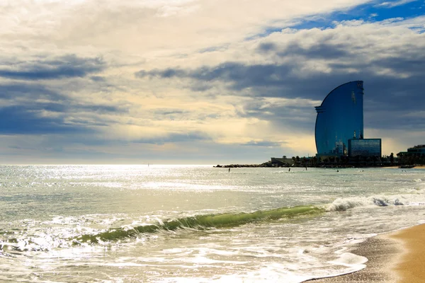 Βαρκελώνη, Spainview από την παραλία Barceloneta — Φωτογραφία Αρχείου