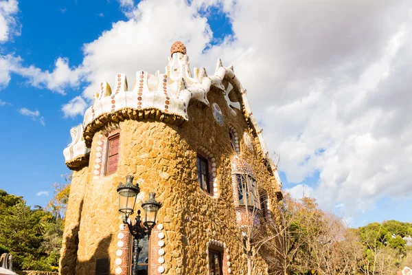 Barcellona, casa del Parco Guell — Foto Stock