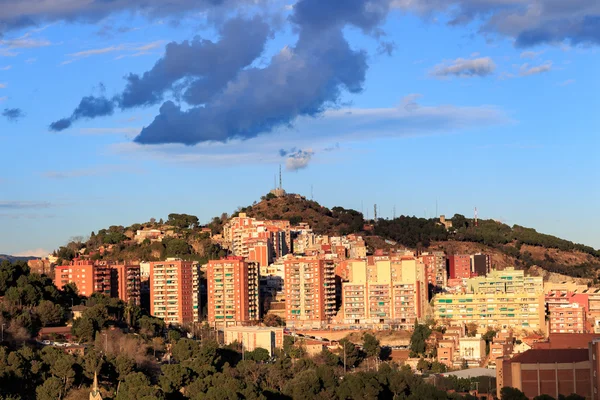 Vista aérea panorâmica da cidade — Fotografia de Stock