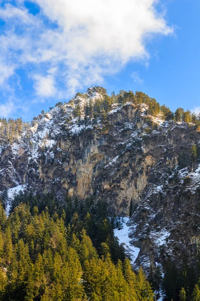 Vrchol hory v Alpách, Německo — Stock fotografie