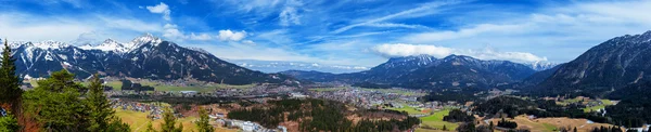 Panoramisch uitzicht van Reutte — Stockfoto