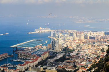 Cebelitarık şehri manzarası