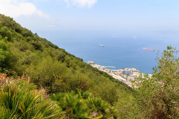 Άποψη της πόλης του Gibralt — Φωτογραφία Αρχείου