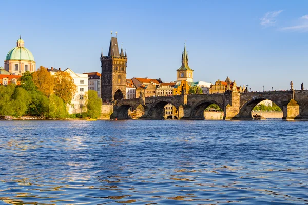 Vista del río Moldava — Foto de Stock