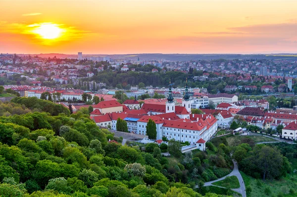 Vista del Monasterio de Strahov en Praga —  Fotos de Stock