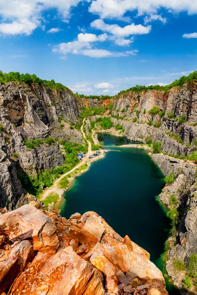 Abandoned Quarry called Big America — Stock Photo, Image