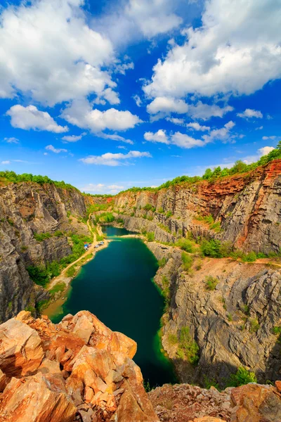 Abandoned Quarry called Big America — Stock Photo, Image