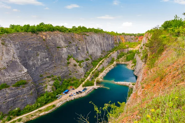 Big America - Velka Amerika is dolomite quarry — Stock Photo, Image