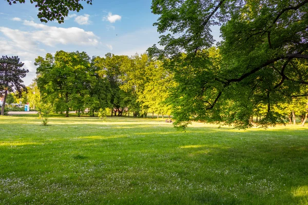 Park in Spring, Prague — Stock Photo, Image