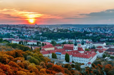 Prag'da Strahov Manastırı görünümünü