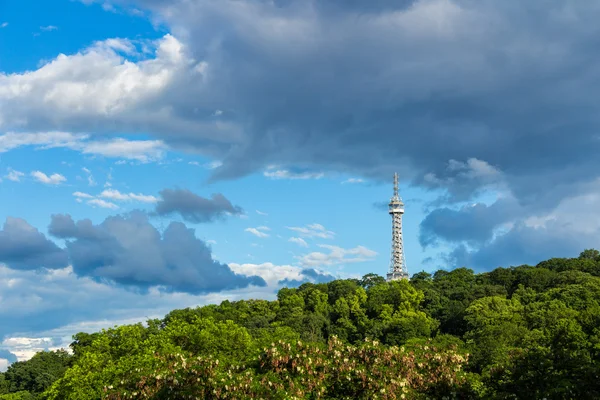 Petrin Lookout Tower (1892) ) — Fotografia de Stock