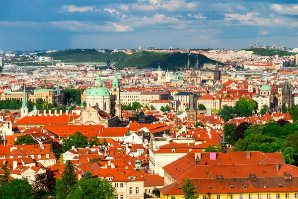 Aerial view of Prague — Stock Photo, Image
