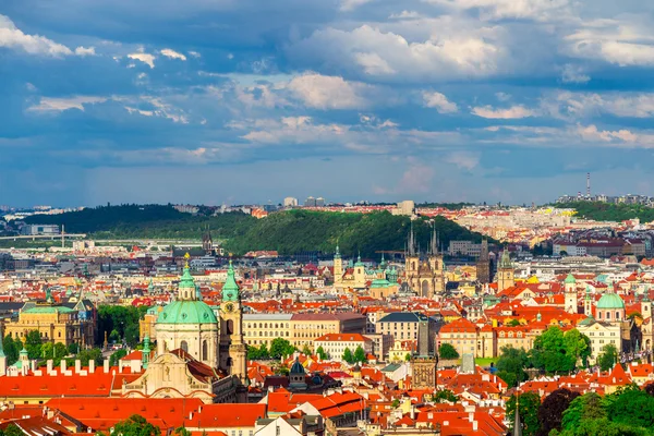 Aerial view of Prague — Stock Photo, Image