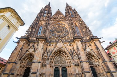 Ünlü St. Vitus Katedrali Prag