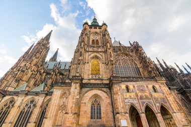 Ünlü St. Vitus Katedrali Prag