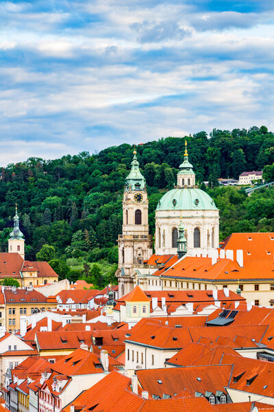 Beautiful cityscape of Prague