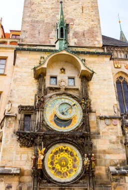 Prague astronomical clock  clipart