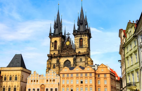 Old Town Square i Prag - Stock-foto