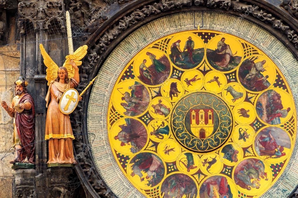 Reloj astronómico de Praga — Foto de stock © DaLiu #116085534 - Main Image