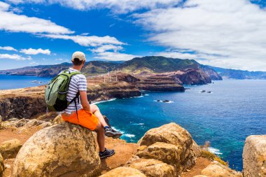 Genç manzarayı erkek 