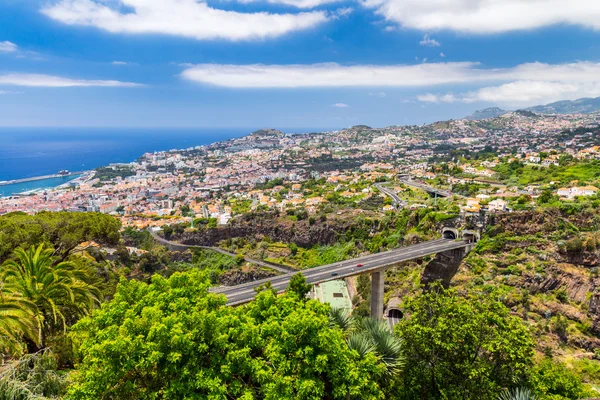 Landschap van Madeira herenhuizen — Stockfoto