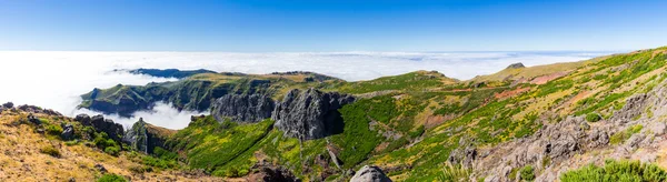 Pico Arieiro panoramiczny widok — Zdjęcie stockowe