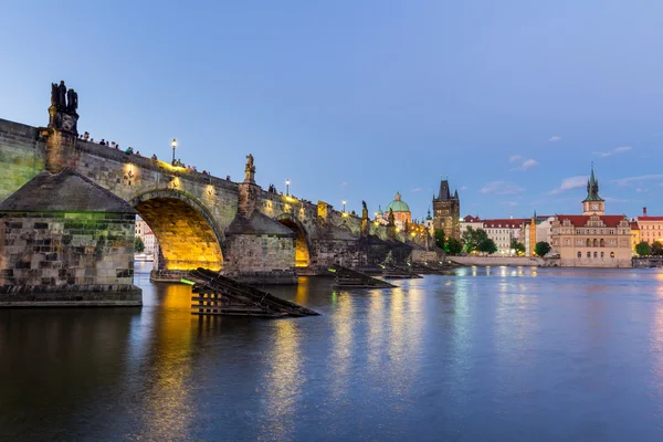 Praha, Karlův most — Stock fotografie