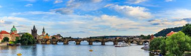 Panorama. Karlov veya Charles Köprüsü