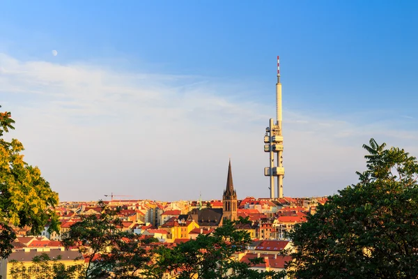 Zizkov television tower in Prague — Stock Photo, Image